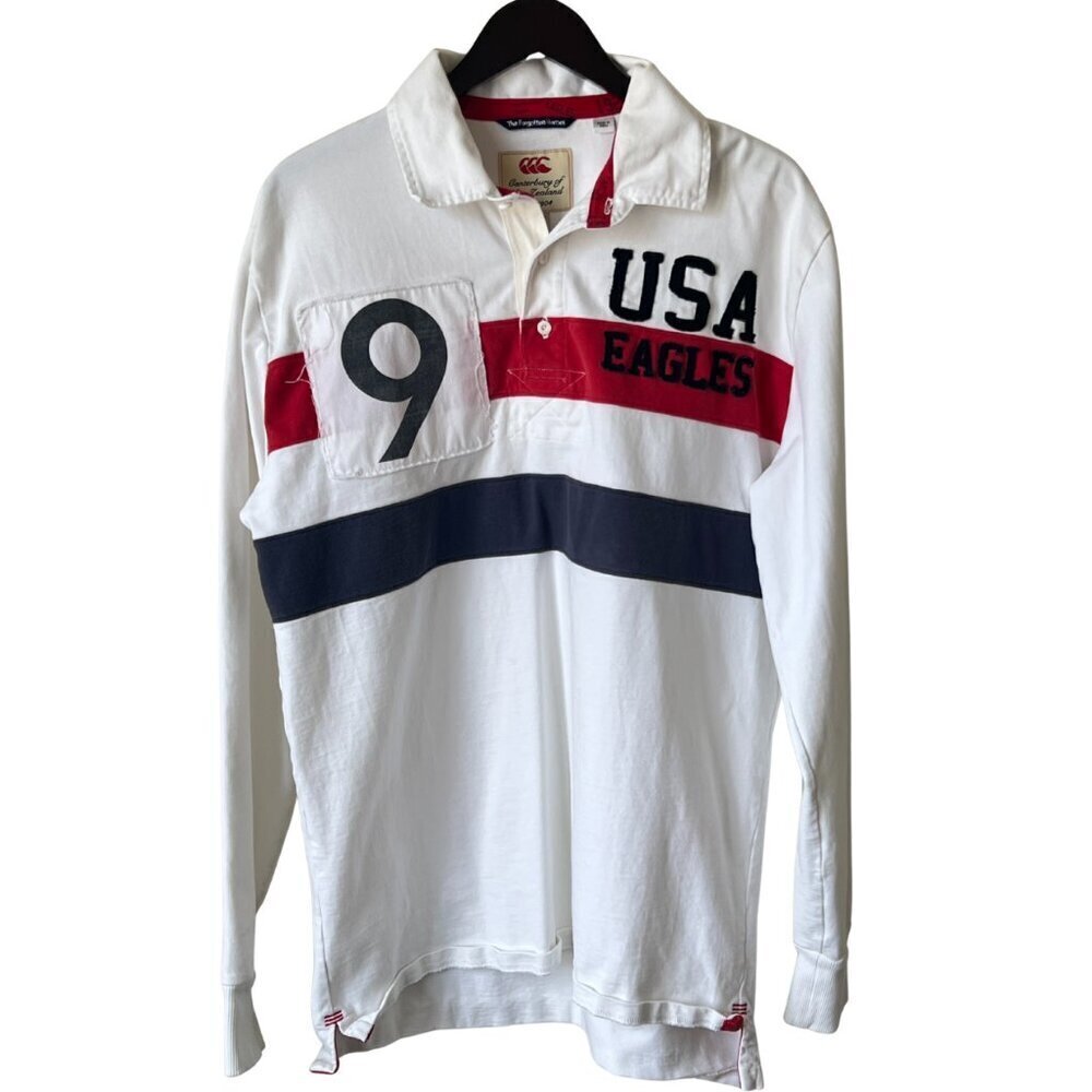 Vintage Men's Canterbury of New Zealand Rugby Polo, XL